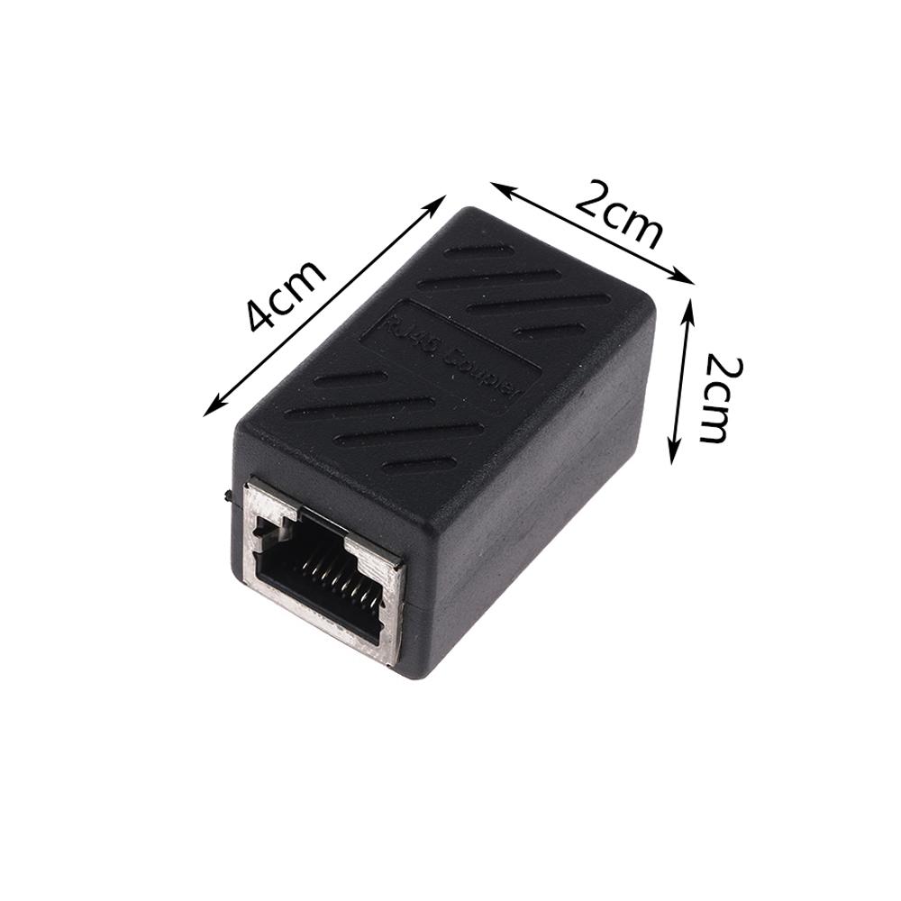High Quality Connector Female To Female LAN Adapter RJ45 Converter Coupler Extender Network Cable