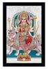 Goddess Durga Picture Frame Religious Poster Black Wall Frame Deity Photo Frame Wall Decor For Home Office Temple-10 X 12