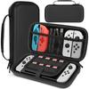 Protective Case - Nintendo - Switch/Switch OLED - Hard - High Capacity - Black