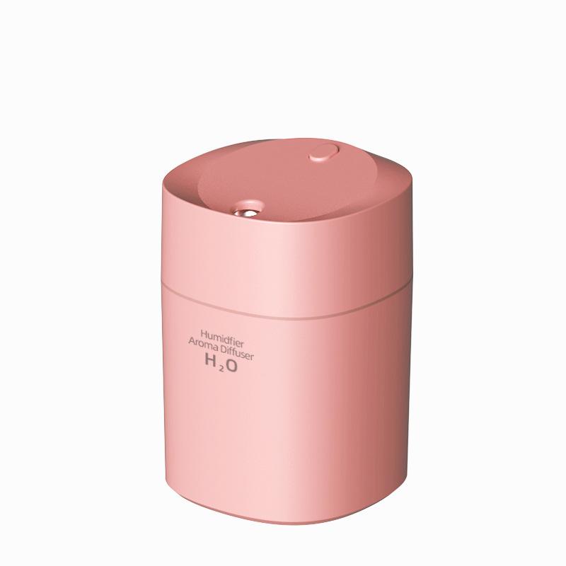 Mini Air Humidifier 220ML Mist Sprayer USB Rechargeable Aroma Diffuser Auto-off Super Mute for Home&Office Use with Night Light