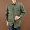 Men'S Casual Loose Long Sleeve Shirts Solid Color