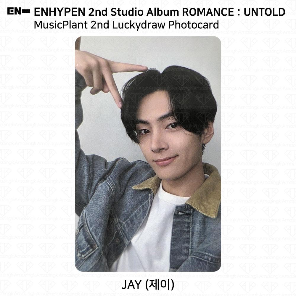 ENHYPEN 2nd Studio Album ROMANCE:UNTOLD Music Plant 2nd Lucky Draw Photocard
