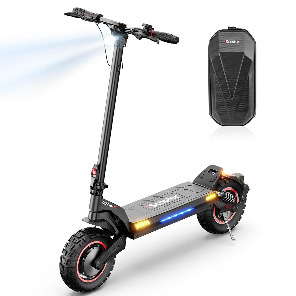 iScooter IX7Pro Electric Scooter 1000W Dual Motor 48V 17.5Ah Battery 10 Inch Off Road Tires For Adult Outdoor Riding Electric Scooter For All Terrain
