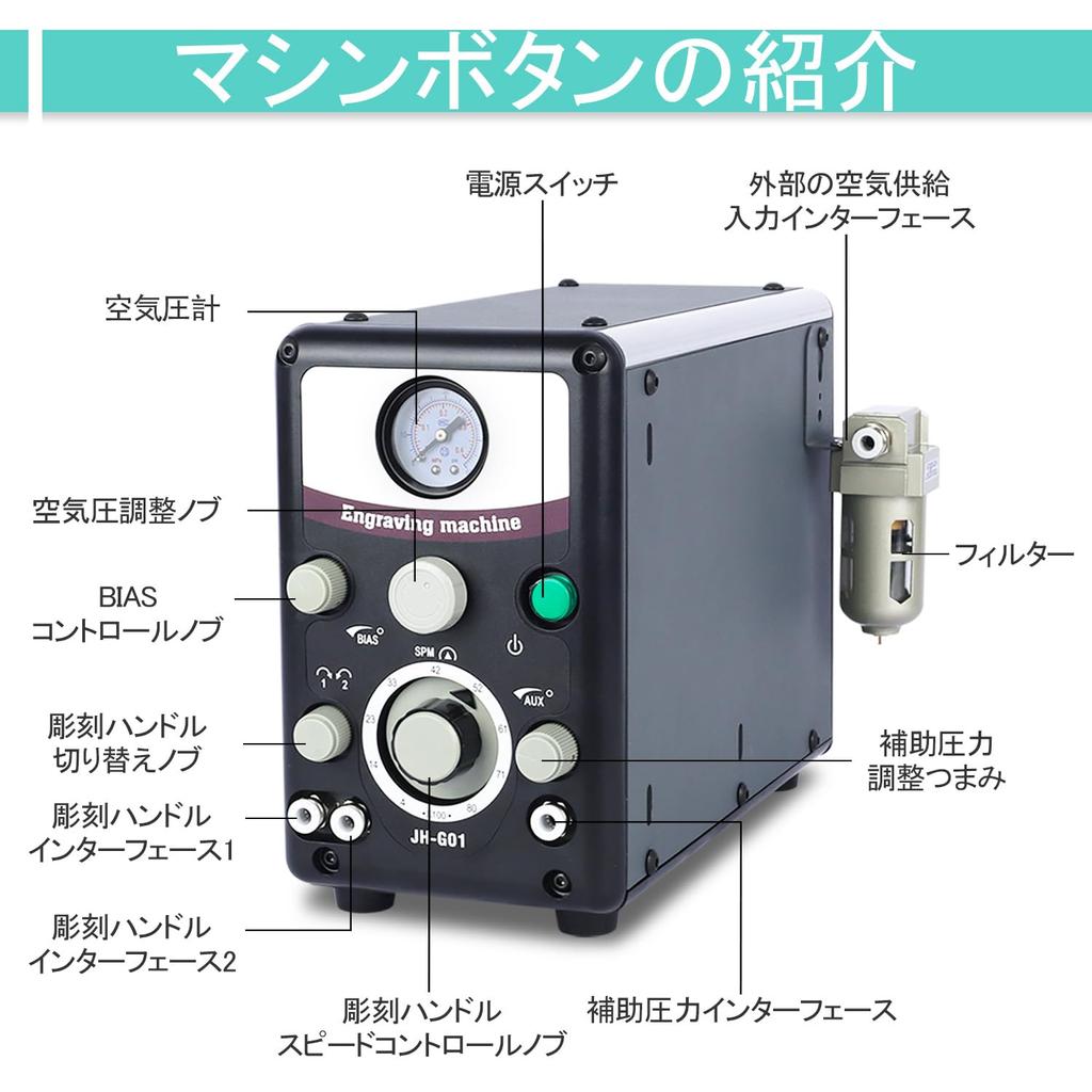 ZruiXuan Dual Head Pneumatic Jewelry Engraving Machine 110V Pneumatic Hand Engraving Machine DIY High Precision Dual Head Adjustable Metal Working