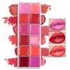 Lip Palette for Women Moisturizing Long Lasting Lip Gloss Palette Girls Cosmetics Makeup Tools Lipstick Women 12 Colors, 12Color Lipstick, 1 Piece