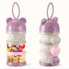 3 Or 4-layers Bear Style Portable Baby Food Storage Box Essential Cereal Cartoon Infant Milk Powder Box Toddle Snacks Container