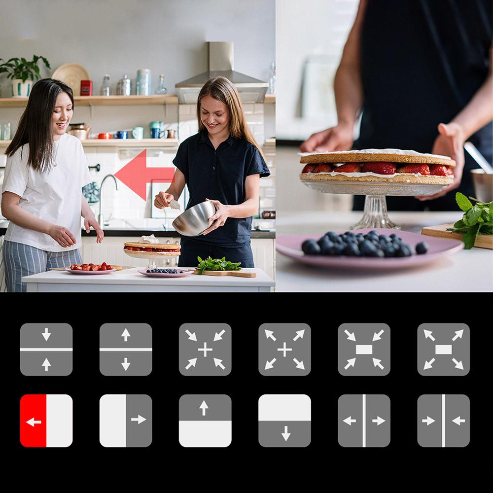 FEELWORLD L4 Multi-Format Video Mixer Switcher with 10.1 Inch Touchscreen Built-in Cooler 4 X HDMI