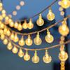 Battery-Operated LED Star String Lights for Outdoor & Festive Decor