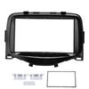 2DIN Car Radio Fascia Trim Central Control Dashboard Panel Replacement for AYGO 2014?2015