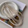 Shijia White Shell Pearl Necklace - Elegant & Luxurious Jewelry for Women