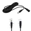 2 PCS DC12V Extension Cord Jack Adapter 10M Power Cable Security Power Extension Cable LED Lamp