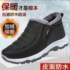 Winter Plush Thickened Warm Shoes Cloth Shoes Men's Flat Non-slip Two Cotton Shoes