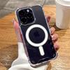 Luxury Wireless Charging For Magsafe Magnetic Phone Case For iPhone 14 11 12 13 Pro Max Plus Bumper Shockproof Transparent Cover