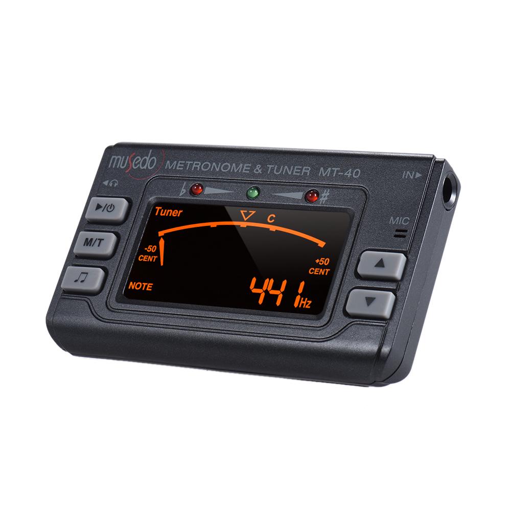 Portable Instrument 3 In 1 Metronome Tuner Tone Generator for Guitar Bass Violin Ukelele Chromatic Clear LCD Display