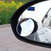 HD-compatible Rear View Mirror Auxiliary Lens 360 Degree Rotation Degree Adjustabe No Rim Waterproof Convex Blind Spot Mirror for Car Van Trucks
