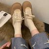 Fashion 2024 Women Winter Boots Warm Plush Velvet Ankle Snow Boots Lace Up Soft Winter Sneakers Comfortable Cotton Shoes for Women