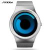 SINOBI Unique Vortex Concept Watch Men's High Quality 316L Stainless Steel Modern Trend Sport Man Quartz Wrist Watches