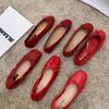 Soft-soled Bow, Shallow Mouth Flat-soled Small Red Single Shoes Women's Shoes 2025 New Ballet Shoes