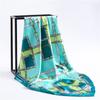 90cm Square Shawls Women Hijab Scarf For Hair Fashion Print Kerchief Neck Scarves Female Silk Satin Bag Scarfs For Ladies Banada
