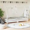 VidaXL Bed Frames for Children, Single Bed with Slatted Base, Bedroom Furniture, Scandinavian, White 80x200 Cm 834481