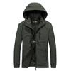 Men's Spring and Autumn Thin Hooded Jacket Outdoor Large Size Anti-splashing Jacket Men's Casual Jacket