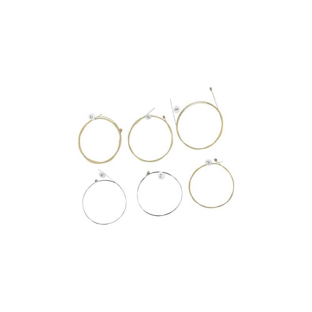 Premium Brass Folk Guitar Strings Enhanced Durability Acoustic Guitar String Musician