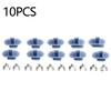 Boot Plastic Clip Component Folder Assembly Blue Clamp Hook Interior Parts Pillar Replacement Tailgate 10PCS Trim