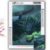 Full 5D Diy Diamond Painting Game of Thrones Dragon and Beauty 5D Diamond Painting