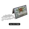 Flower Vine Frame Metal Silvery Stencil Embossing Cutting Dies For Diy Scrapbooking Paper Album Cards Making