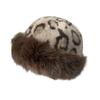 Winter Hat Leopard Print Thickened Warm Plush Hat Cold-proof Windproof Headwear Cold Weather Accessory