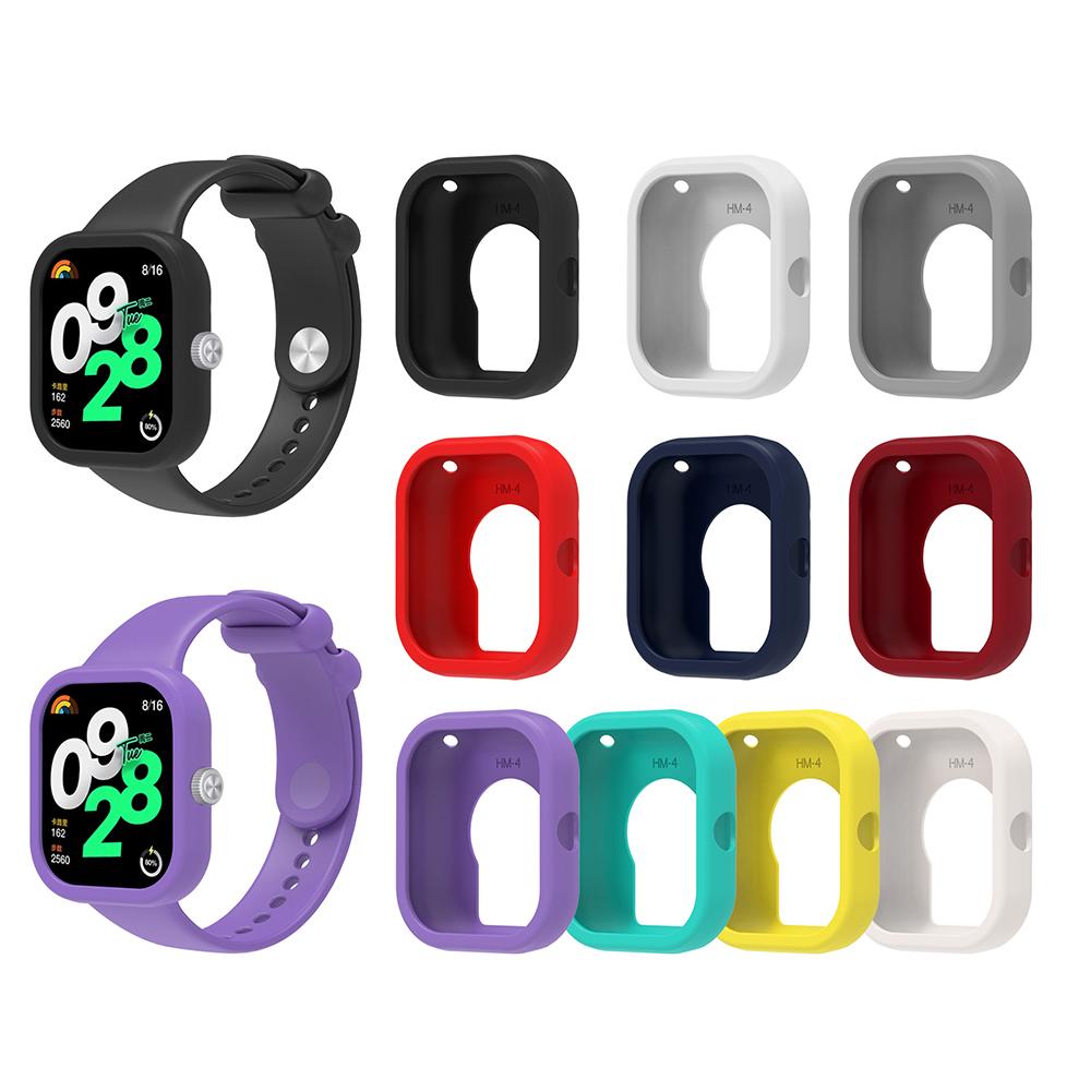 Silicone Strap For Redmi Watch 4/5 Smart Watch Band + Protective Case