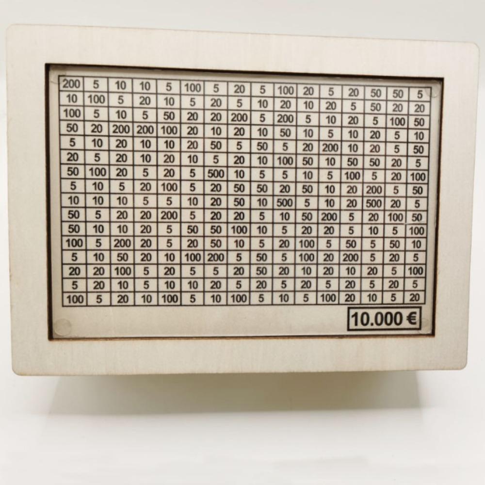 Wooden Money Box Handmade Money Saving Box Home Use Piggy Bank  Helps The Habit of Saving