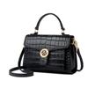 Spring Top-grain Leather Handbag Is A Versatile and Fashionable Hand-held Crossbody Bag for Women
