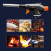 Butane Torch Head Flame Torch Gun AutoIgnition 1300℃ Charcoal & Campfire Torch Lighter for Outdoor Camping BBQ Picnic Hiking