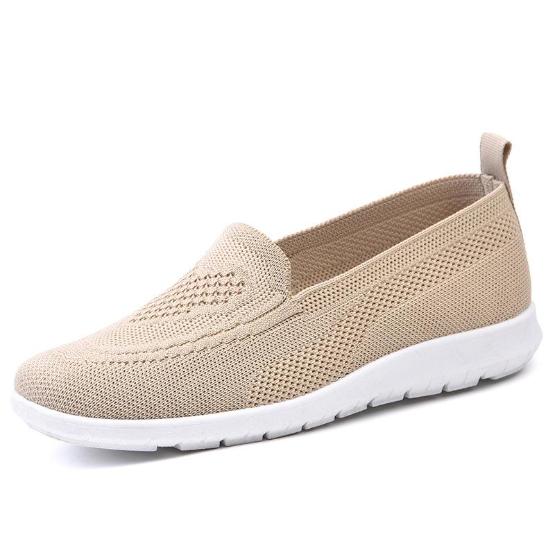 Fashion Women's Summer Shoes New Casual Shoes Mesh Breathable Flat Shoes Comfortable Soft Sole Non-slip Casual Women's