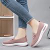 Flat Sports Women's Shoes Autumn New Shallow Mouth Mesh Lightweight Anti Slip One Foot Comfortable Vulcanized Single Shoe