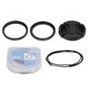 UV Filter Ring Lens Cap Set Ultra Slim UV Lens Filter Ring Set for Lumix LX7 Digital Camera