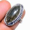 Labradorite Gemstone 925 Sterling Silver Jewelry Ring Size 6