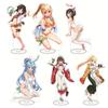 Anime To Offer Fireworks for A Better World Stand Cartoon Acrylic Figure Standing Model Plate Desktop Cosplay Collections