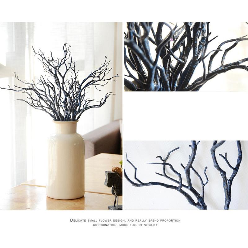 Artificial Long Tree Branch Diy Party Black Decoration Plant Dark Magic Style Tree For Hotel Store Restaurant Decor