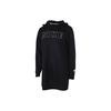 Knit Hooded Long-Sleeve Dress Women Dress Black CJ3113-010