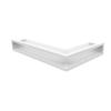 Vent Cover LUFT Corner Left 60x40x9 White