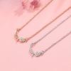Rose Necklace Women's Trend Collarbone Chain Ins Style Korean Version Temperament Pendant Niche Jewelry