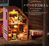 Moin Moin Dollhouse Miniature DIY Kit Arrange and Stack As You Colorful Town with and Removable Front LED Antique Style Craft 2306dh396 Set, Like,