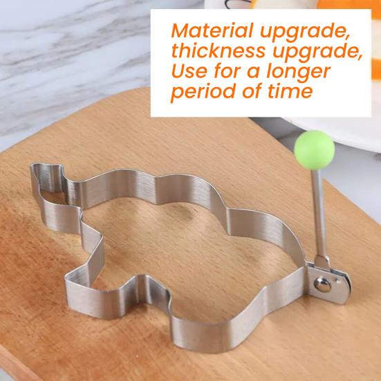 Omelette Mold Stainless Steel Egg Rings Non-Stick Love Star Flower Fried Egg Mold Pancake Shaper Kitchen Gadgets