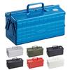 Toyo Steel Steel Tool Box Blue 35cm W X 16cm D X 21cm Made In Japan Tool Box Storage Box (TOYO) 2-Tier ST-350 [Approx. H]