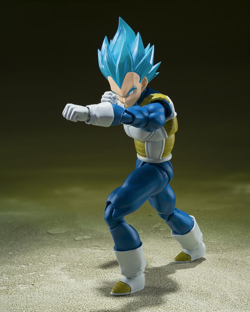 TAMASHII NATIONS Dragon Ball Super Super Saiyan God Super Saiyan Vegeta The Pride of the Saiyans 135mm PVC ABS Painted Movable Figure S.H.Figuarts - -