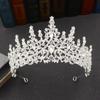 New Bridal Crown Baroque Atmospheric Rhinestone Birthday Crown Performance Hair Accessories Wedding Dress Accessories