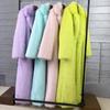Women's Faux Fur Elongated Suit Collar Winter Women's Coat