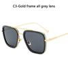 Luxury Steampunk Men Sunglasses Tony Stark Iron Man Sun Glasses Vintage Metal Eyewear Steam Punk Sunglass Uv400 Male Gafas